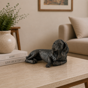 Dachshund - Short Hair Statue with Memory Capsule