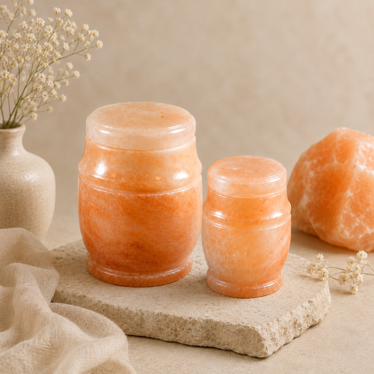 Himalayan Rock Salt Urn