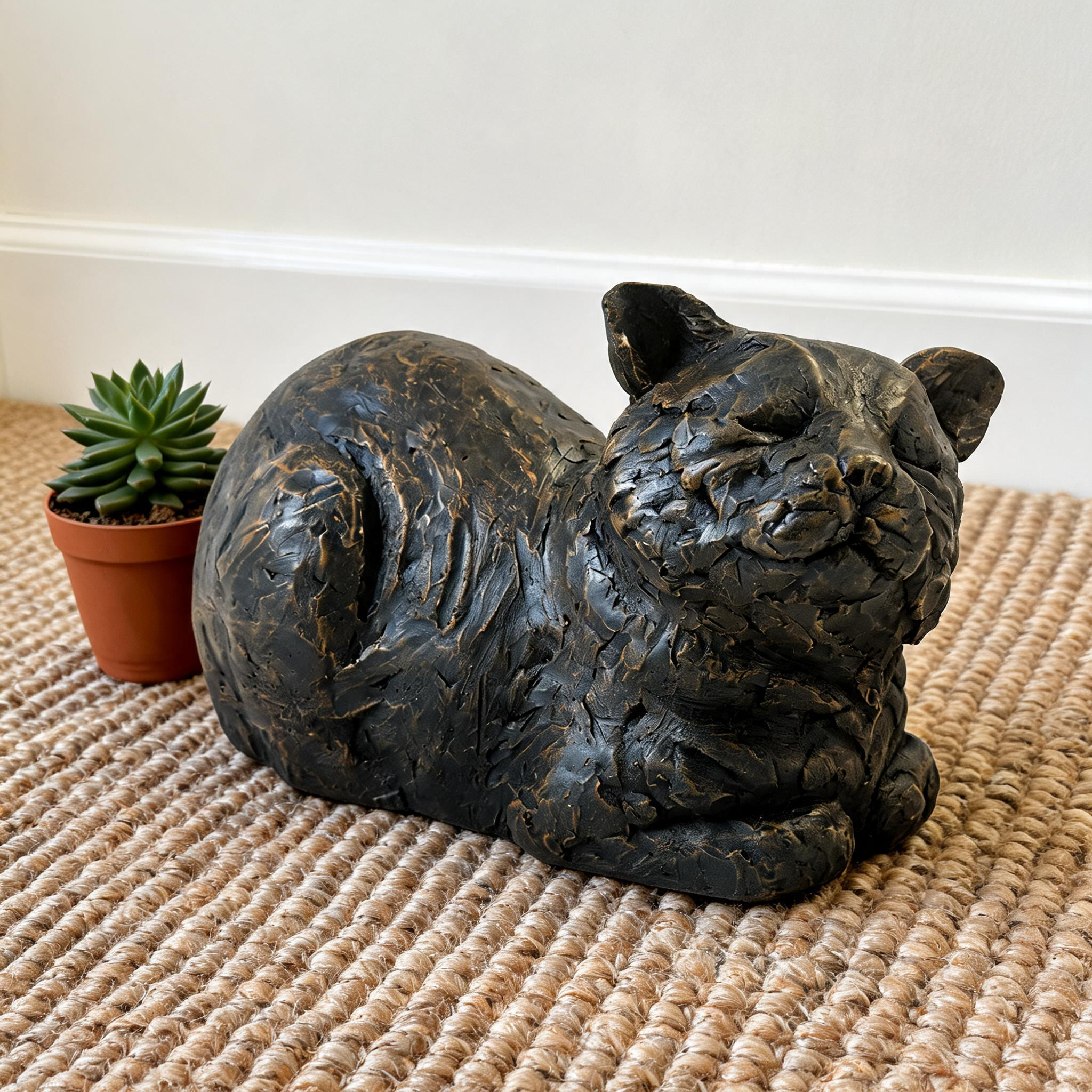 Purrfectly Contented Purrfect Urn