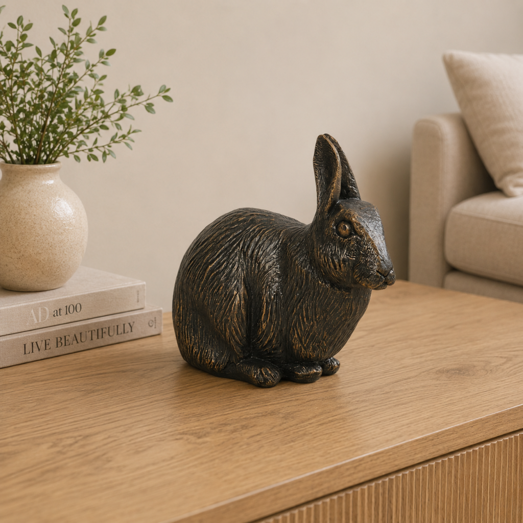 Rabbit Statue with Memory Capsule