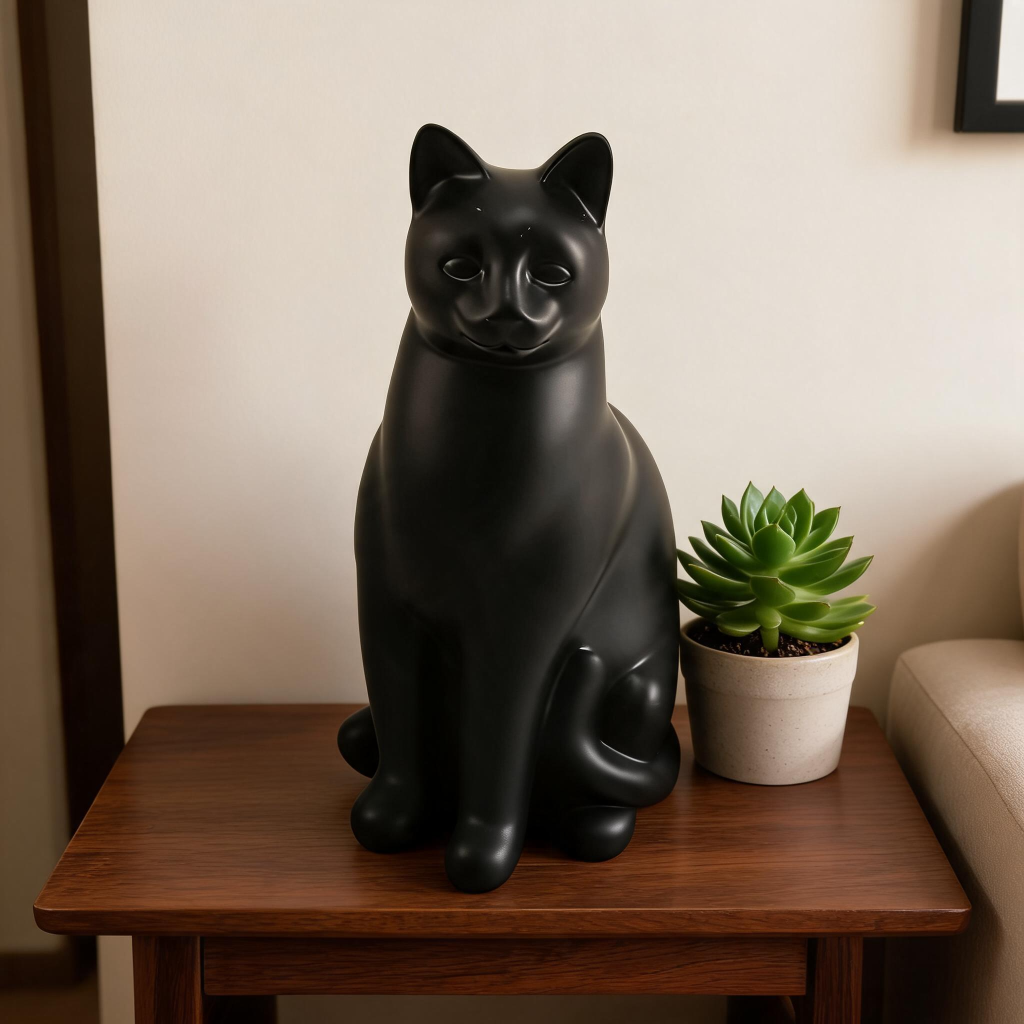 Shadow Purrfect Urn