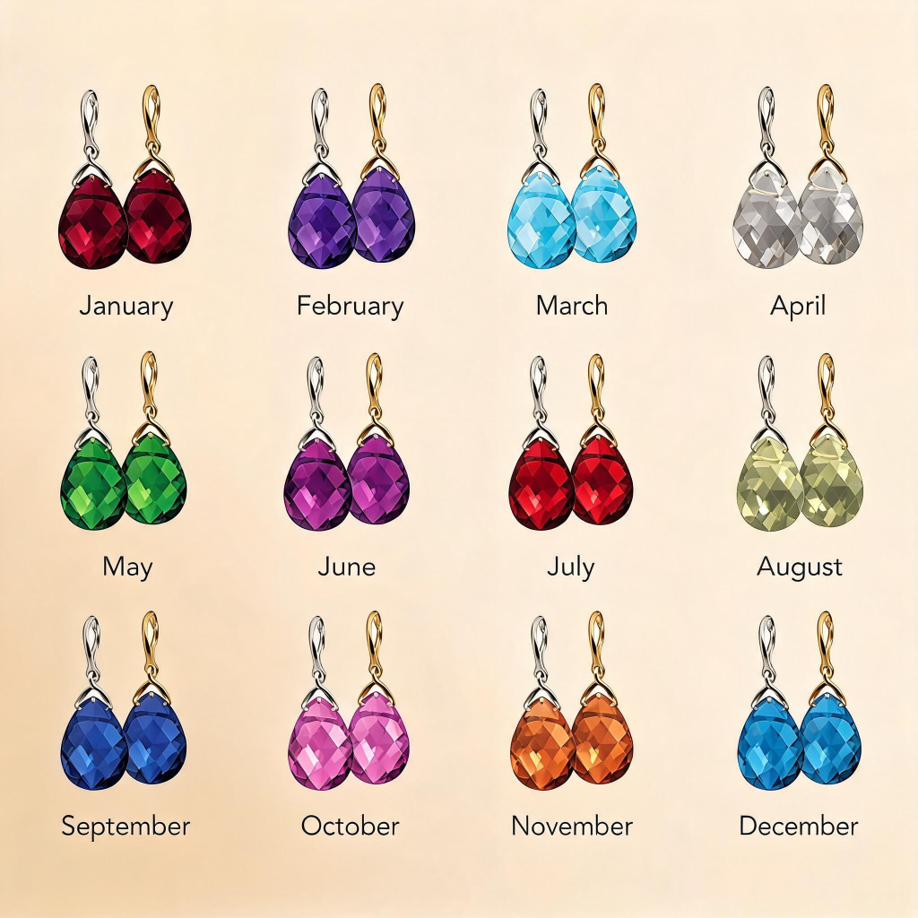 Pet Memorial Birthstone Charm
