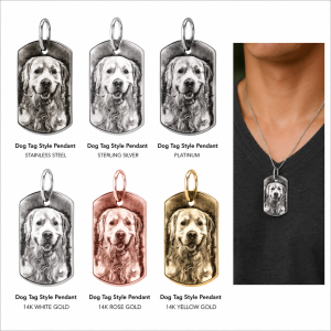 Dog Tag Style Pendant
