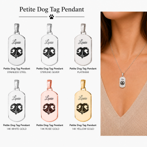Petite Dog Tag Pendant