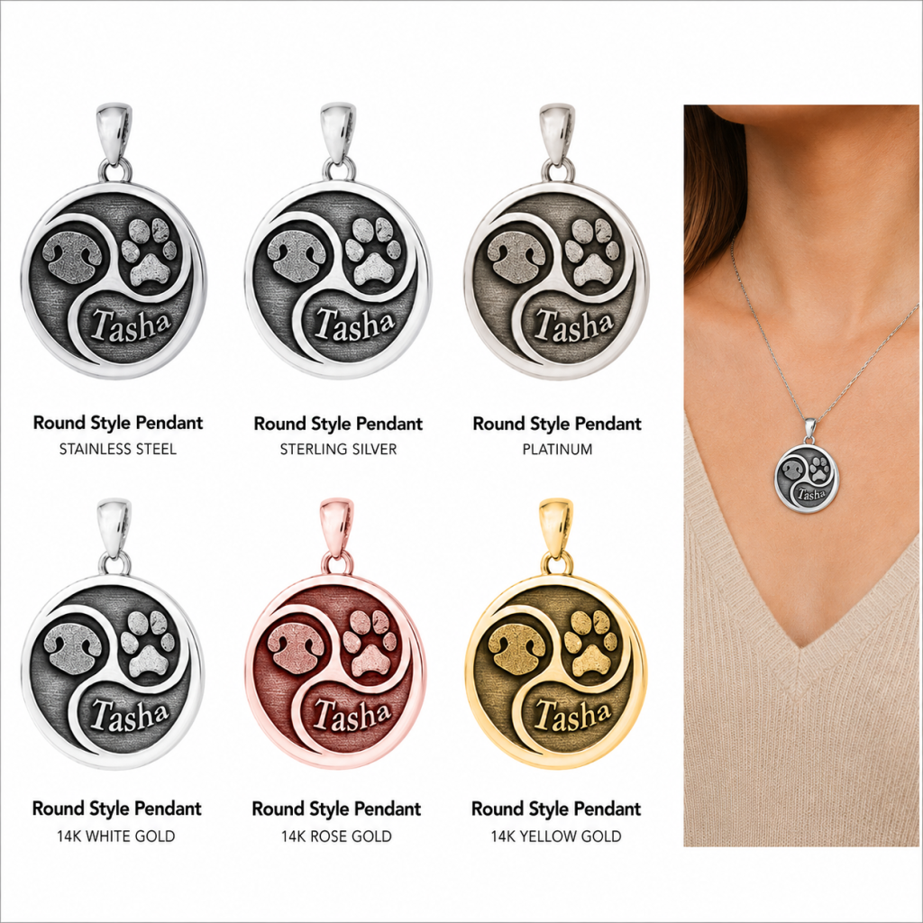 Round Style Pendant Necklace