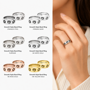 Band Ring Smooth Style Band Ring